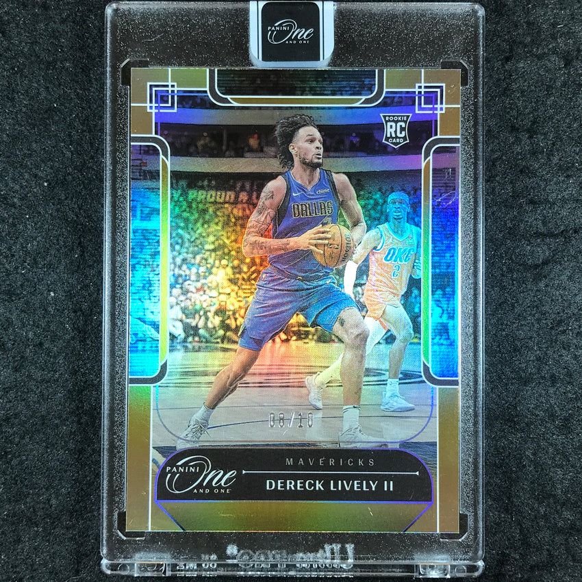 2023-24 One and One DERECK LIVELY II Rookie Base Gold 8/10 #145