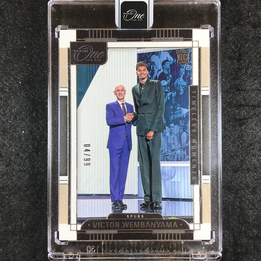 2023-24 One and One VICTOR WEMBANYAMA Rookie Timeless Moments 4/99