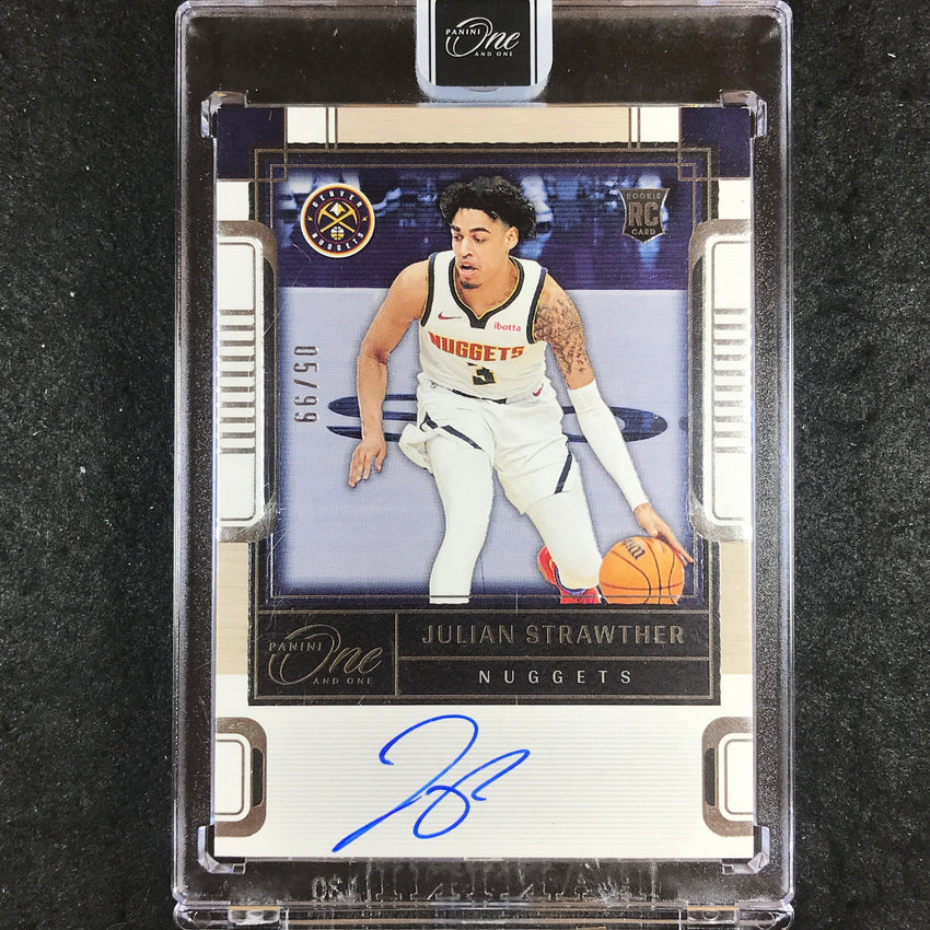 2023-24 One and One JULIAN STRAWTHER Rookie Autographs Base 5/99