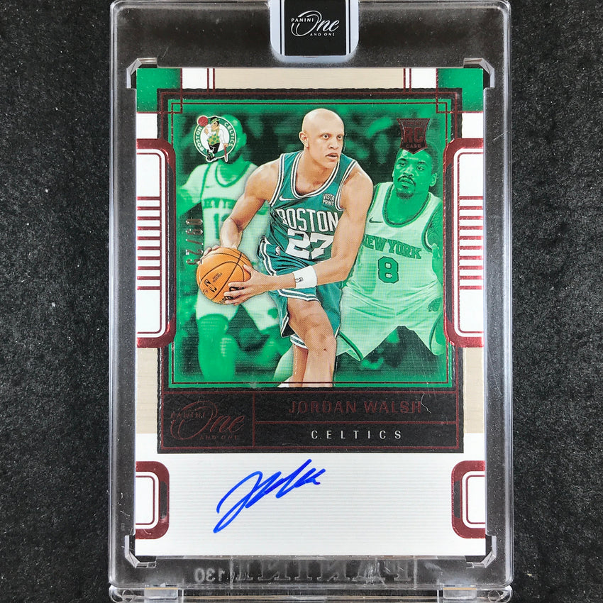 2023-24 One and One JORDAN WALSH Rookie Autographs Red 9/25