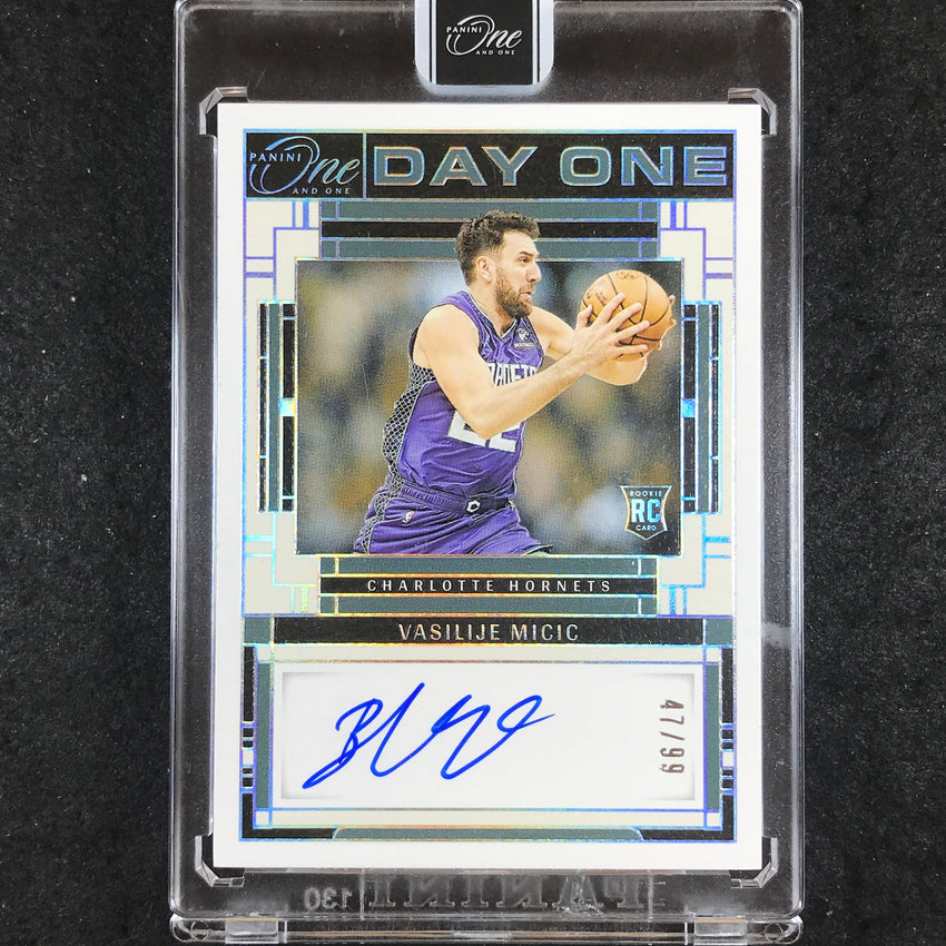 2023-24 One and One VASILIJE MICIC Day One Signatures Rookie Auto Base 47/99