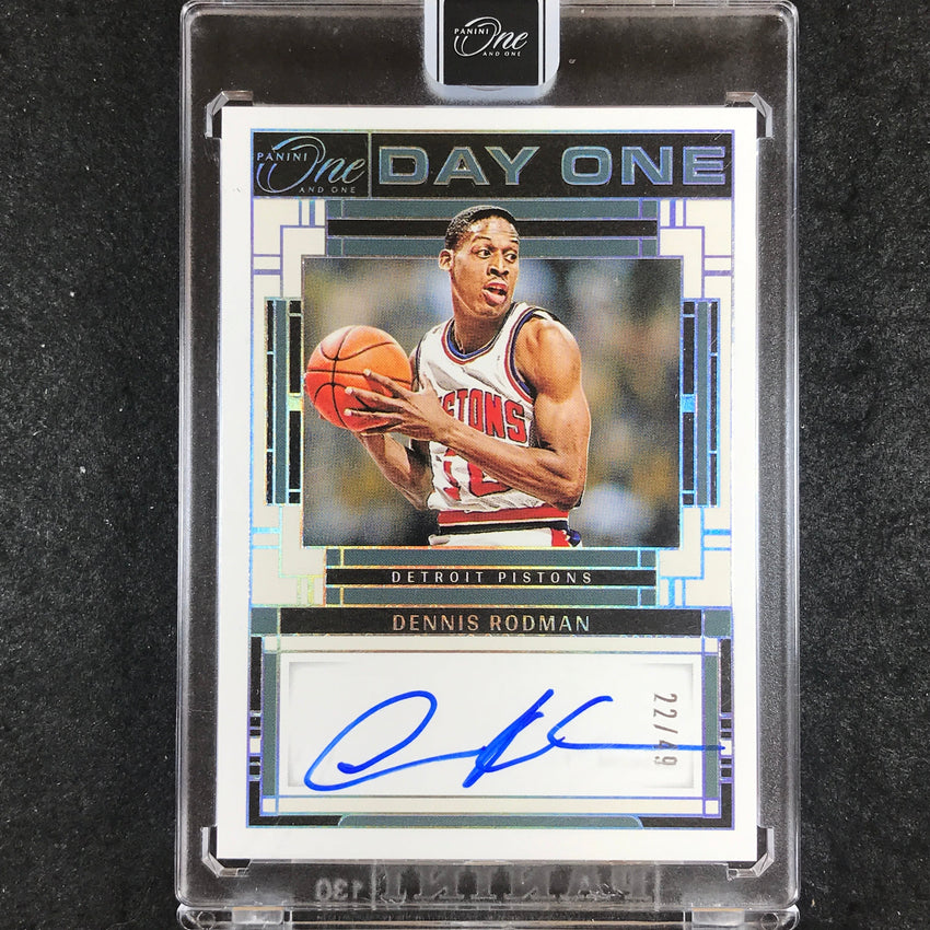 2023-24 One and One DENNIS RODMAN Day One Signatures Auto Base 22/49