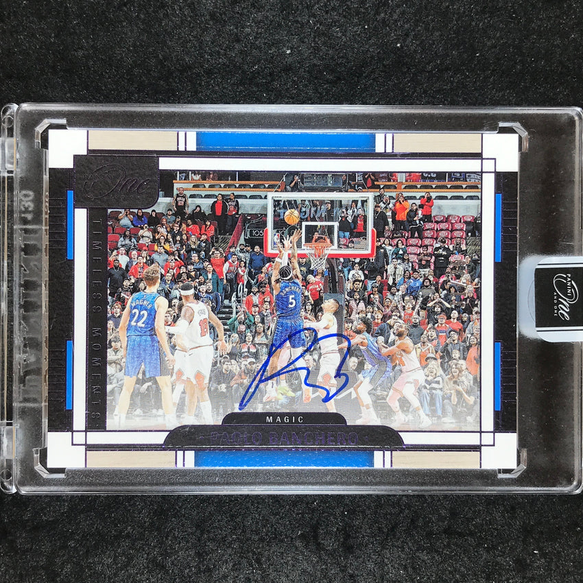 2023-24 One and One PAOLO BANCHERO Timeless Moments Autograph Purple 31/35