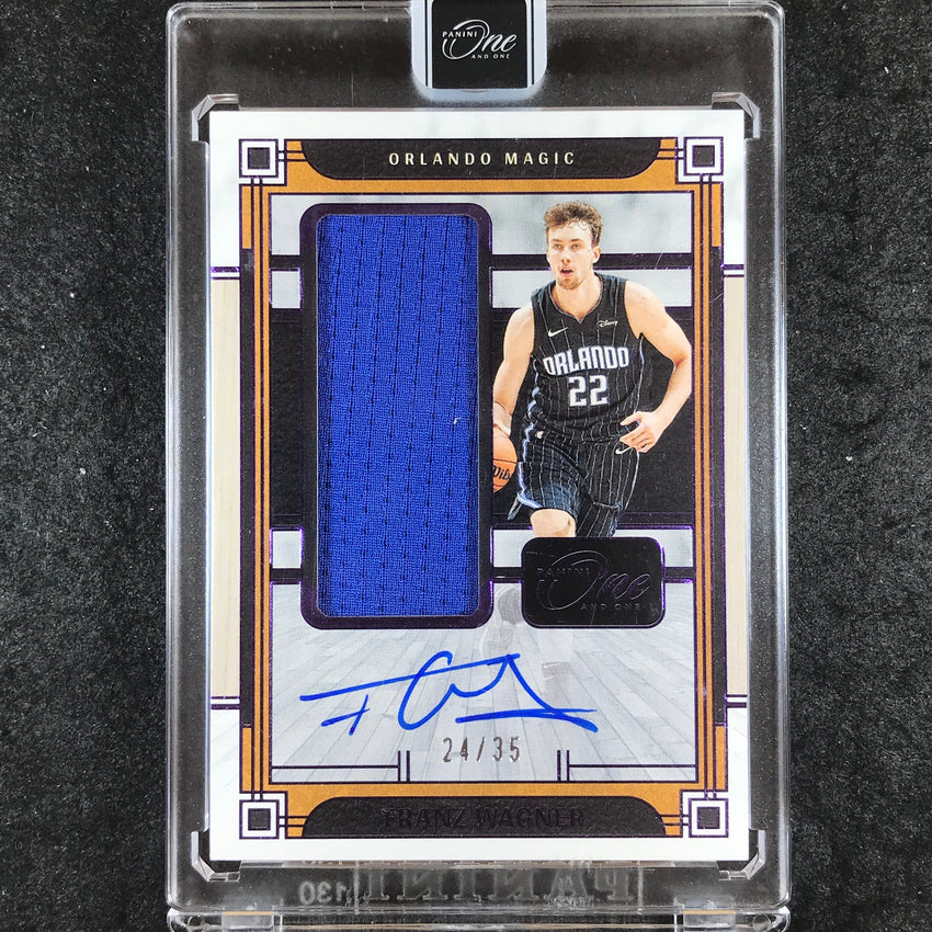 2023-24 One and One FRANZ WAGNER Jumbo Jersey Autograph Purple 24/35