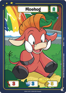 FOIL Moehog (Red) - DON-041 - C - Neopets TCG  Defenders of Neopia 1st Edition