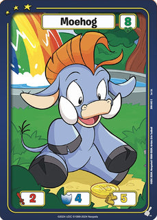 FOIL Moehog (Blue) - DON-042 - C - Neopets TCG  Defenders of Neopia 1st Edition