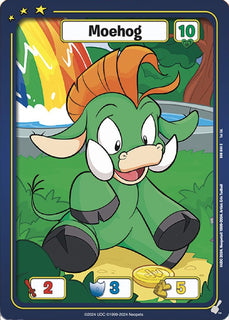 FOIL Moehog (Green) - DON-044 - C - Neopets TCG  Defenders of Neopia 1st Edition