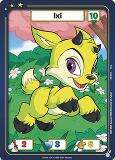 FOIL Ixi (Yellow) - DON-019 - C - Neopets TCG  Defenders of Neopia 1st Edition