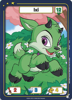 FOIL Ixi (Green) - DON-020 - C - Neopets TCG  Defenders of Neopia 1st Edition