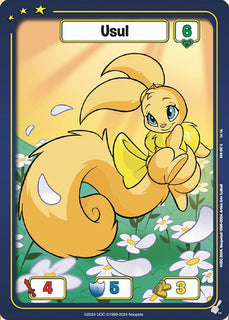 FOIL Usul (Yellow) - DON-067 - C - Neopets TCG  Defenders of Neopia 1st Edition