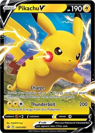 Pikachu V - SWSH061 - Pokemon SWSH Sword & Shield Promo