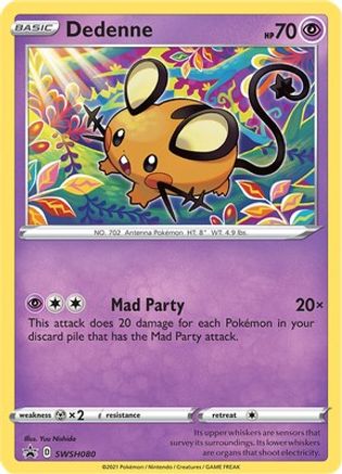 Dedenne - SWSH080 - Pokemon SWSH Sword & Shield Promo
