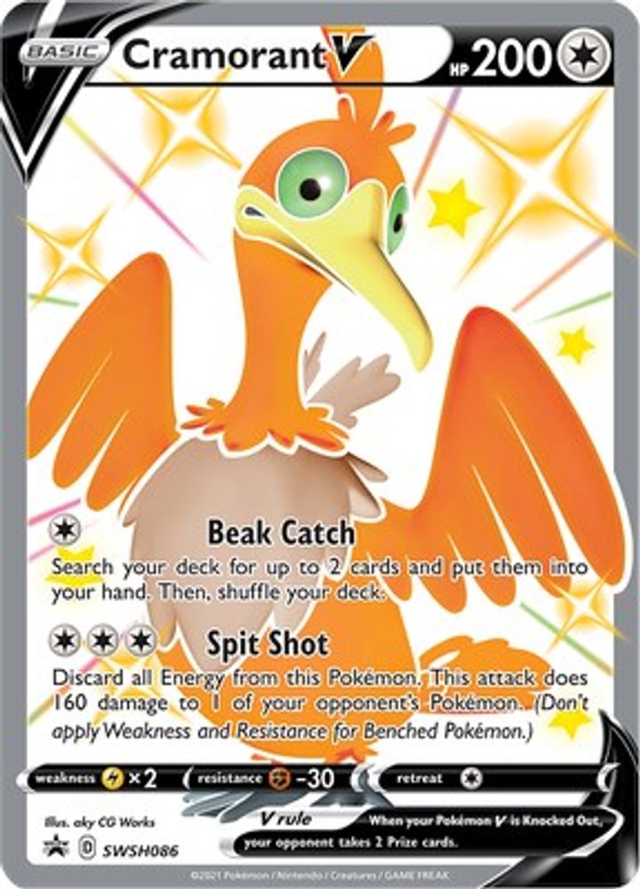 Cramorant V - [  SWSH086 ] - Promo - Pokemon SWSH Sword & Shield Promo Cards