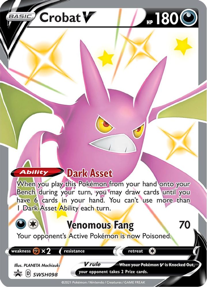 Crobat V - [  SWSH098 ] - Promo - Pokemon SWSH Sword & Shield Promo Cards