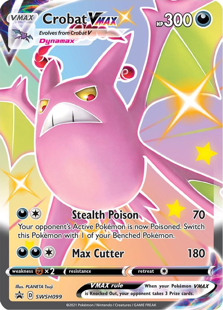 Crobat VMAX - [  SWSH099 ] - Promo - Pokemon SWSH Sword & Shield Promo Cards