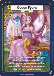 Queen Fyora - DON-150 - UR - Neopets TCG  Defenders of Neopia 1st Edition