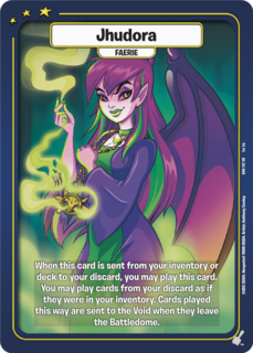 Jhudora - DON-147 - UR - Ultra Rare - Neopets TCG  Defenders of Neopia 1st Edition