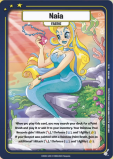 Naia - DON-149 - SR - Neopets TCG  Defenders of Neopia 1st Edition
