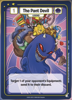 FOIL The Pant Devil - DON-181 - C - Neopets TCG  Defenders of Neopia 1st Edition