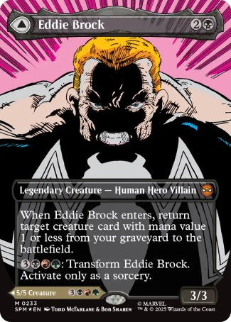 BORDERLESS Eddie Brock // Venom, Lethal Protector - #233 Mythic Marvel's Spider-Man