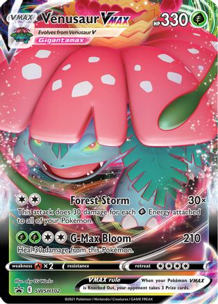 Venusaur VMAX - SWSH102 - Pokemon SWSH Sword & Shield Promo