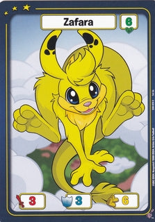 FOIL Zafara (Yellow) - DON-079 - C - Neopets TCG  Defenders of Neopia 1st Edition