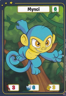 FOIL Mynci (Blue) - DON-046 - C - Neopets TCG  Defenders of Neopia 1st Edition