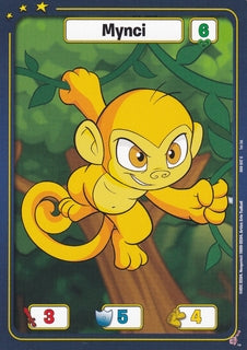FOIL Mynci (Yellow) - DON-047 - C - Neopets TCG  Defenders of Neopia 1st Edition