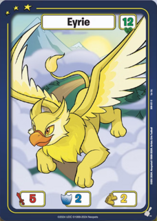 FOIL Eyrie (Yellow) - DON-011 - C - Neopets TCG  Defenders of Neopia 1st Edition
