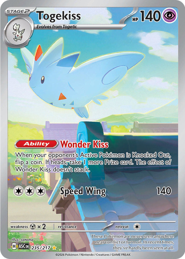 Togekiss - ( 235/217 ) - Illustration Rare - Pokemon ME Ascended Heroes