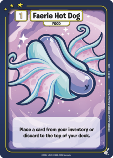 FOIL Faerie Hot Dog - DON-227 - R - Neopets TCG  Defenders of Neopia 1st Edition