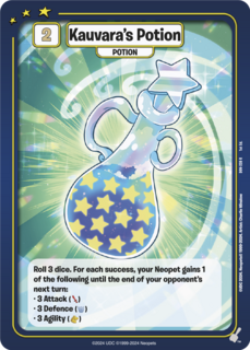 FOILI Kauvara's Potion - DON-239 - R - Neopets TCG  Defenders of Neopia 1st Edition