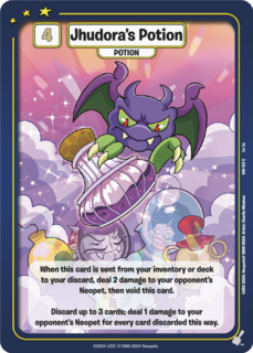 FOIL Jhudora's Potion - DON-243 - R - Neopets TCG  Defenders of Neopia 1st Edition