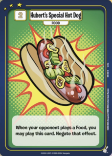 FOIL Hubert's Special Hot Dog - DON-232 - R - Neopets TCG  Defenders of Neopia 1st Edition