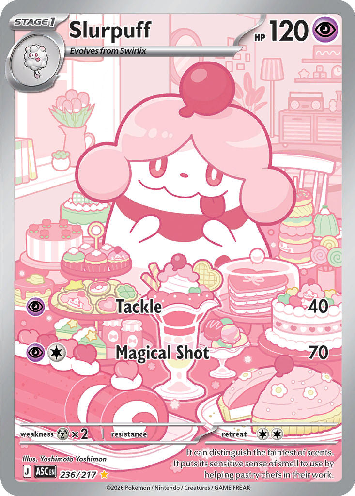 Slurpuff - ( 236/217 ) - Illustration Rare - Pokemon ME Ascended Heroes