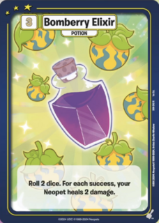 FOIL Bomberry Elixir - DON-242 - R - Neopets TCG  Defenders of Neopia 1st Edition