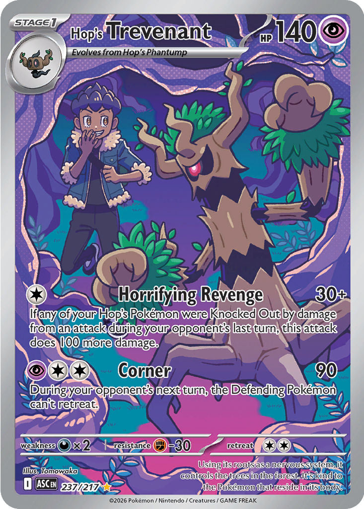 Hop's Trevenant - ( 237/217 ) - Illustration Rare - Pokemon ME Ascended Heroes