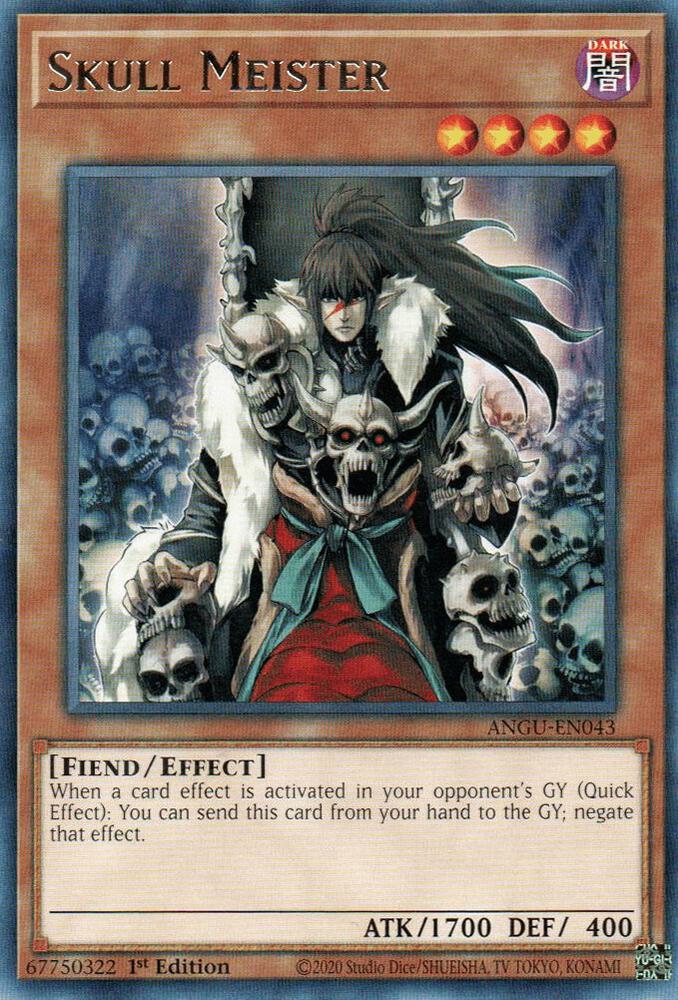 Skull Meister - ANGU-EN043 - Rare 1st Edition