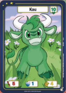FOIL Kau (Green) - DON-032 - C - Neopets TCG  Defenders of Neopia 1st Edition