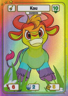 Kau (Rainbow) - DON-128 - RR - Neopets TCG  Defenders of Neopia 1st Edition
