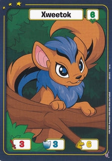 FOIL Xweetok (Blue) - DON-074 - C - Neopets TCG  Defenders of Neopia 1st Edition