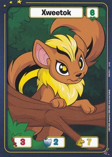 FOIL Xweetok (Yellow) - DON-075 - C - Neopets TCG  Defenders of Neopia 1st Edition