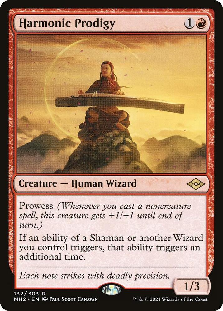 FOIL Harmonic Prodigy - 132/303 - Rare Modern Hozirons 2