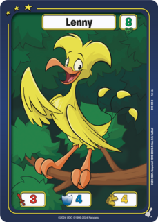 FOIL Lenny (Yellow) - DON-035 - C - Neopets TCG  Defenders of Neopia 1st Edition