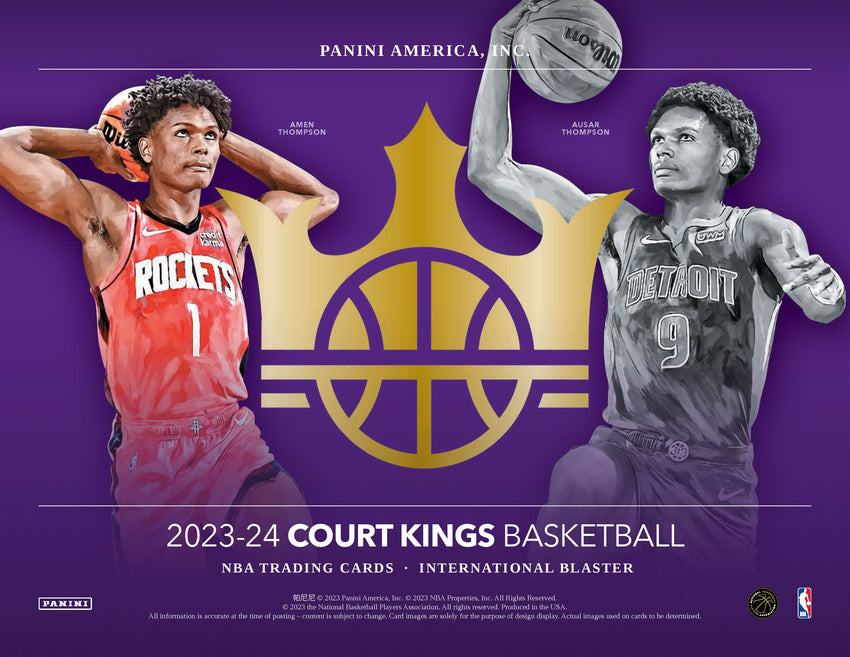 2023-24 Panini Court Kings Basketball International Blaster Box