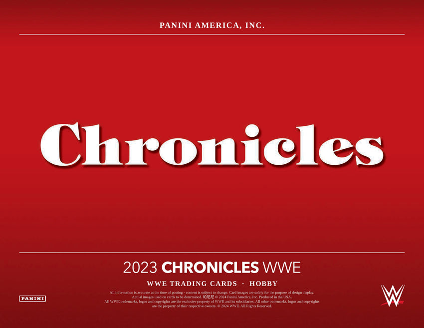 2023 WWE Chronicles 12-Box Case Break #20699- Random Pack - Release Day