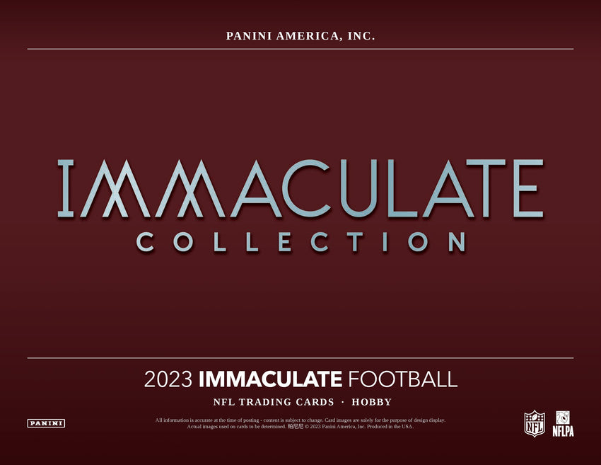 2023 Immaculate Football Hobby 1-Box Break #20367 - Random Player - May 07 (5pm)