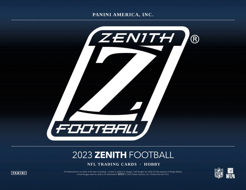 2023 Zenith Football Hobby 2-Box Break #20763 (GIVEAWAY TEXANS) - Team Based - May 16 (5pm)