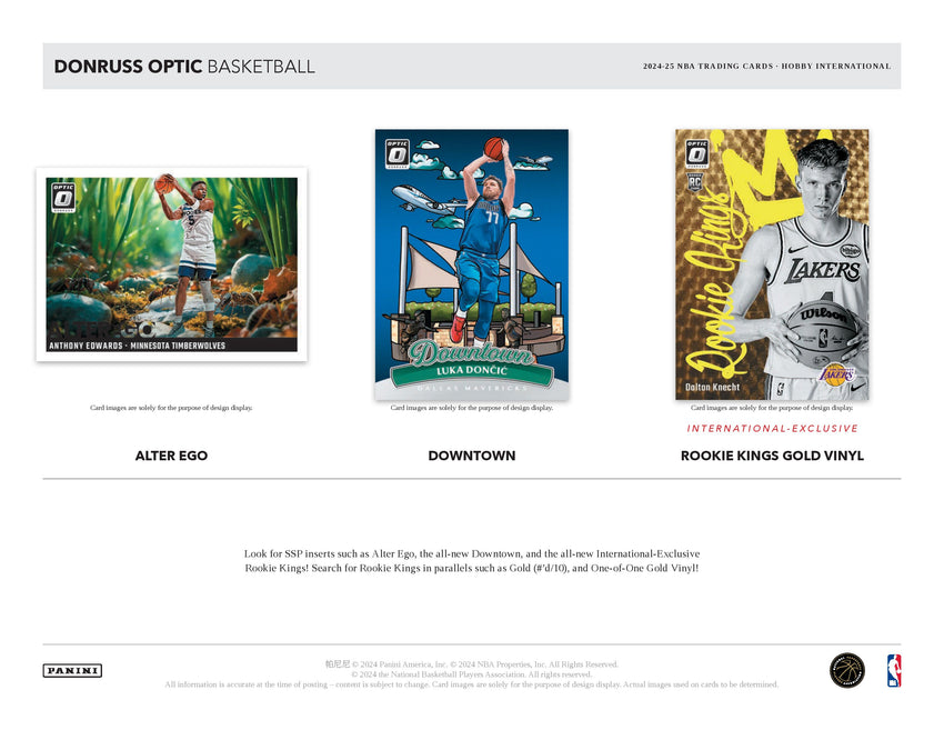 2024-25 Panini Donruss Optic Basketball Hobby International Box