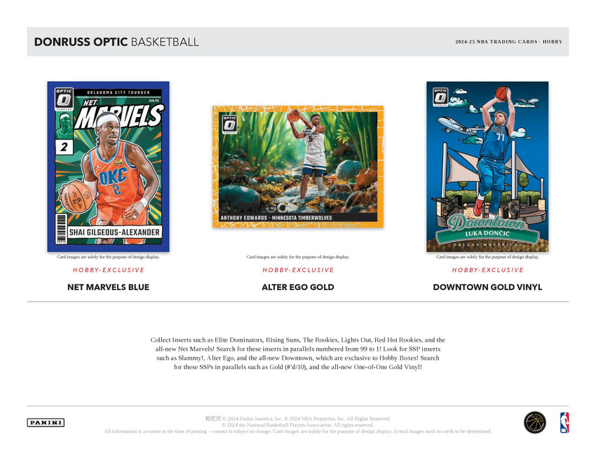 2024-25 Panini Donruss Optic Basketball Hobby Box (Pre Order)